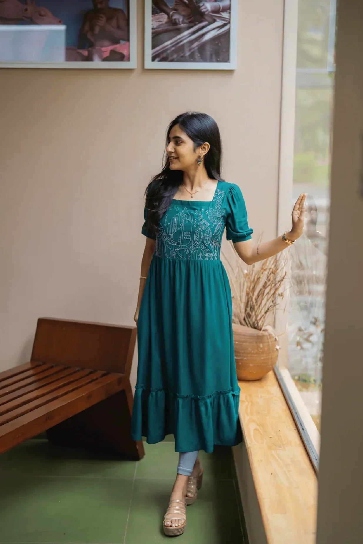Elegant And Flowy This Umbrella Dress