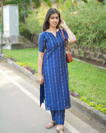 Mahiya Pure Cotton Kurti & Pant